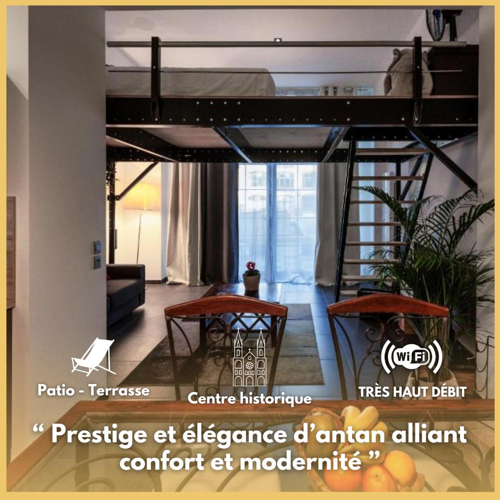 Manhattan Loft - Centre - 5 Mn A Pied Gare - Parking Prive - Patio 트루아 외부 사진